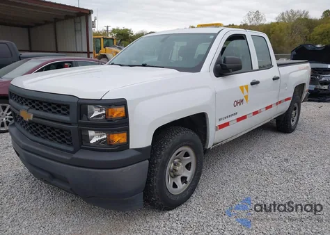2015 Chevrolet Silverado 1500 Wt из США, поврежденный, VIN 1GCRCPEH2FZ299887